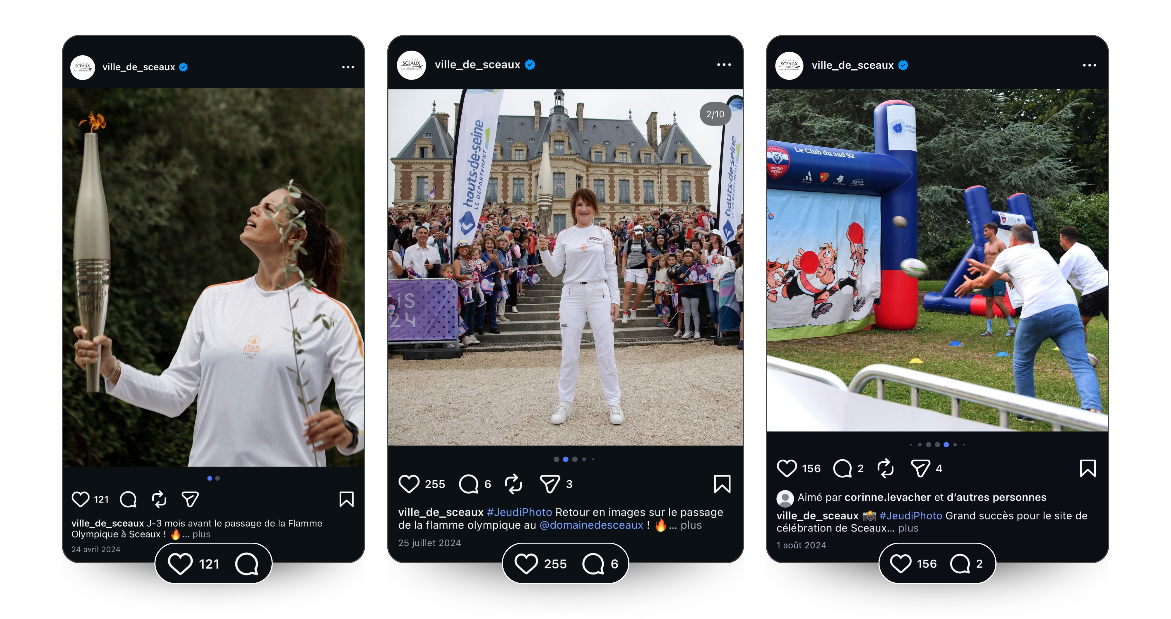 Posts réalisés pour la campagne Sceaux fête les Jeux